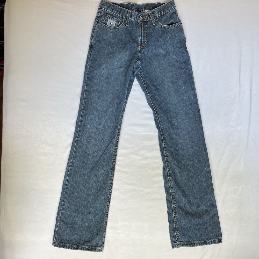 Cinch Jeans Men 30x34 Tag 28x34 Silver Label Straight Medium Wash MB98034 Cowboy